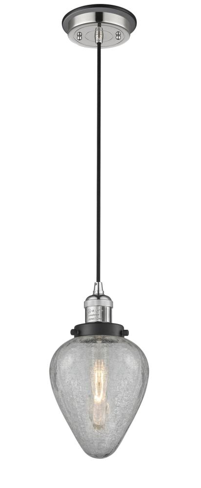 Geneseo - 1 Light - 7 inch - Polished Nickel - Cord hung - Mini Pendant