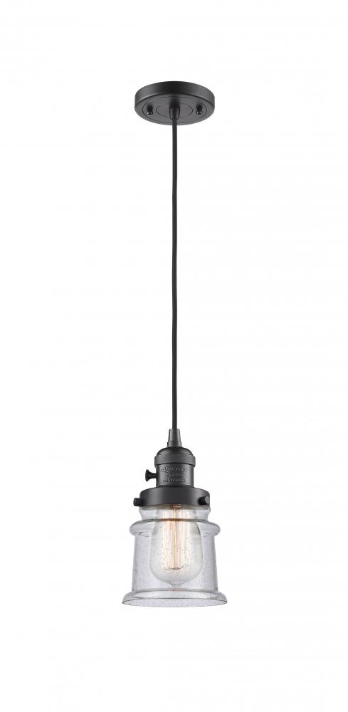 Canton - 1 Light - 5 inch - Oil Rubbed Bronze - Cord hung - Mini Pendant