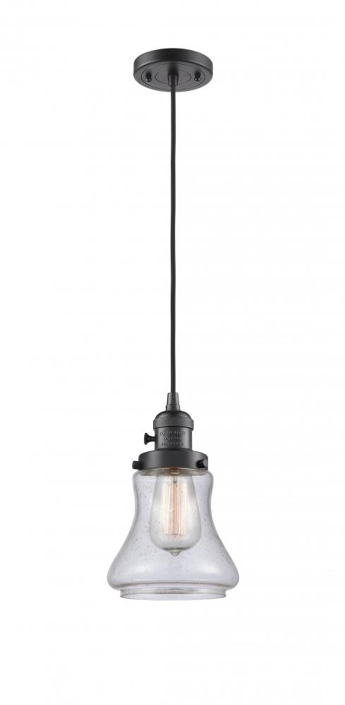 Bellmont - 1 Light - 6 inch - Oil Rubbed Bronze - Cord hung - Mini Pendant