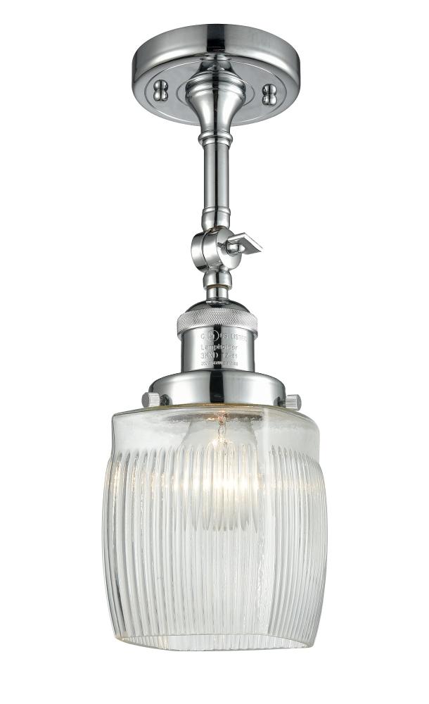 Colton - 1 Light - 6 inch - Polished Chrome - Semi-Flush Mount