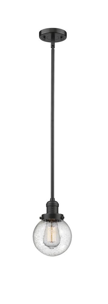 Beacon - 1 Light - 6 inch - Oil Rubbed Bronze - Stem Hung - Mini Pendant