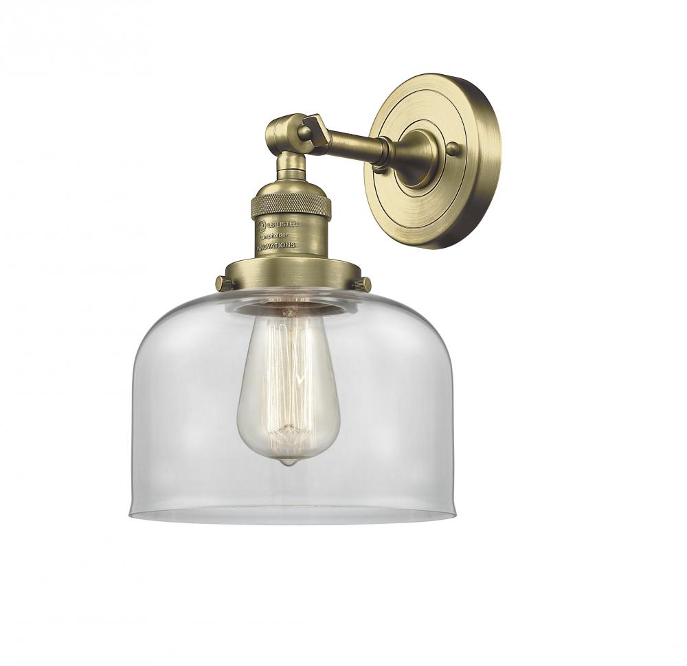 Bell - 1 Light - 8 inch - Antique Brass - Sconce