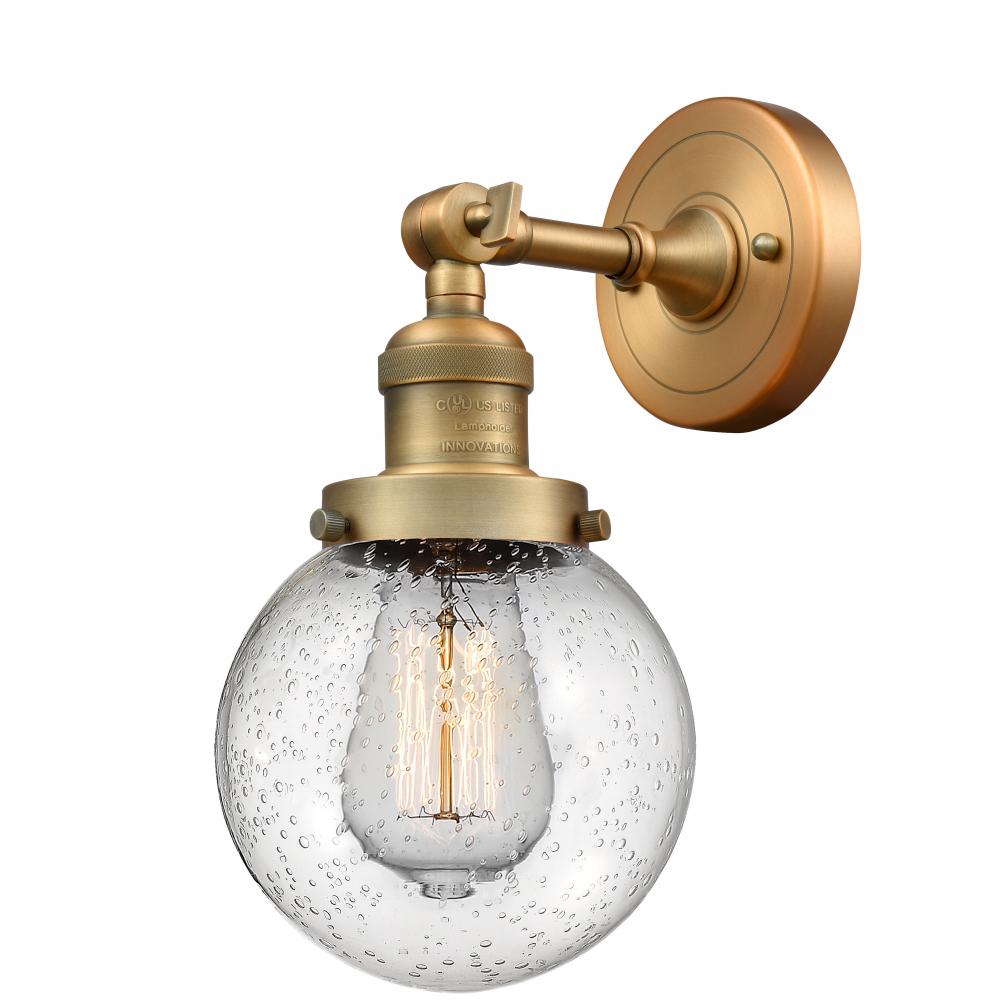Beacon - 1 Light - 6 inch - Brushed Brass - Sconce