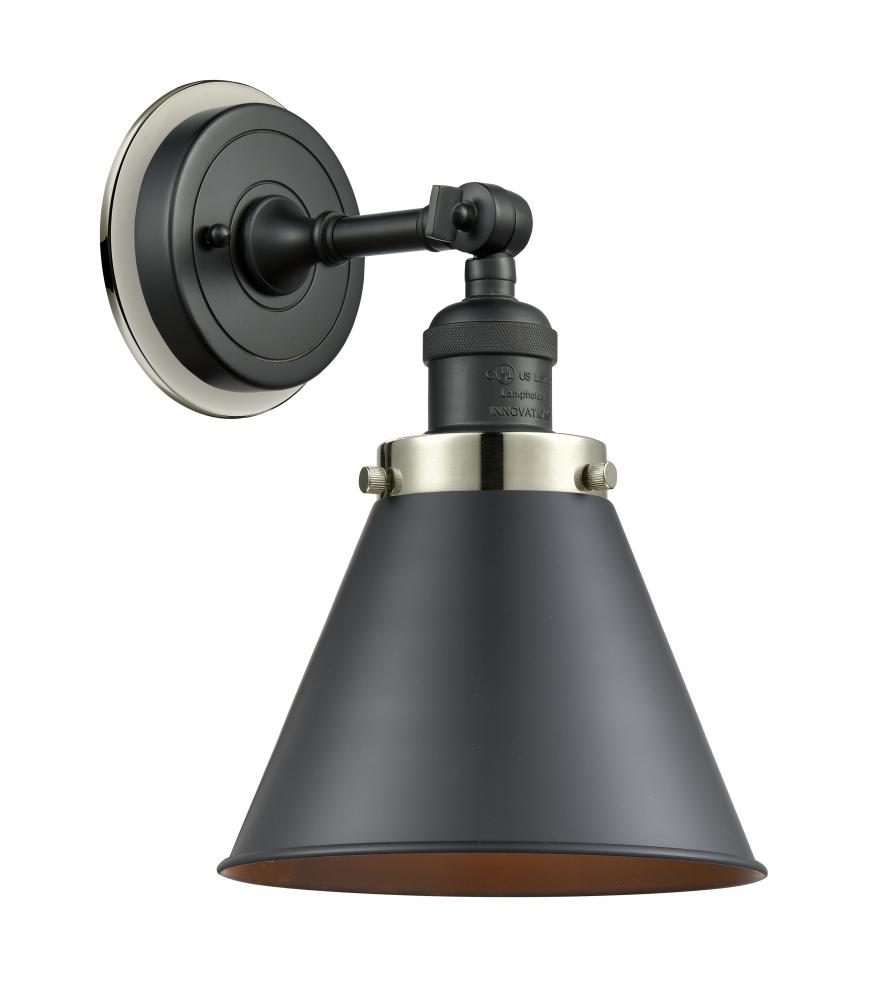 Appalachian - 1 Light - 8 inch - Matte Black - Sconce