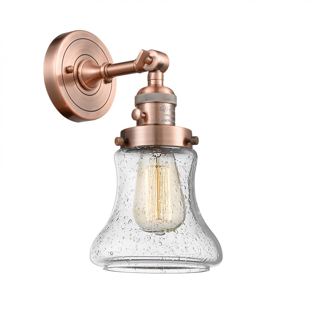 Bellmont - 1 Light - 7 inch - Antique Copper - Sconce