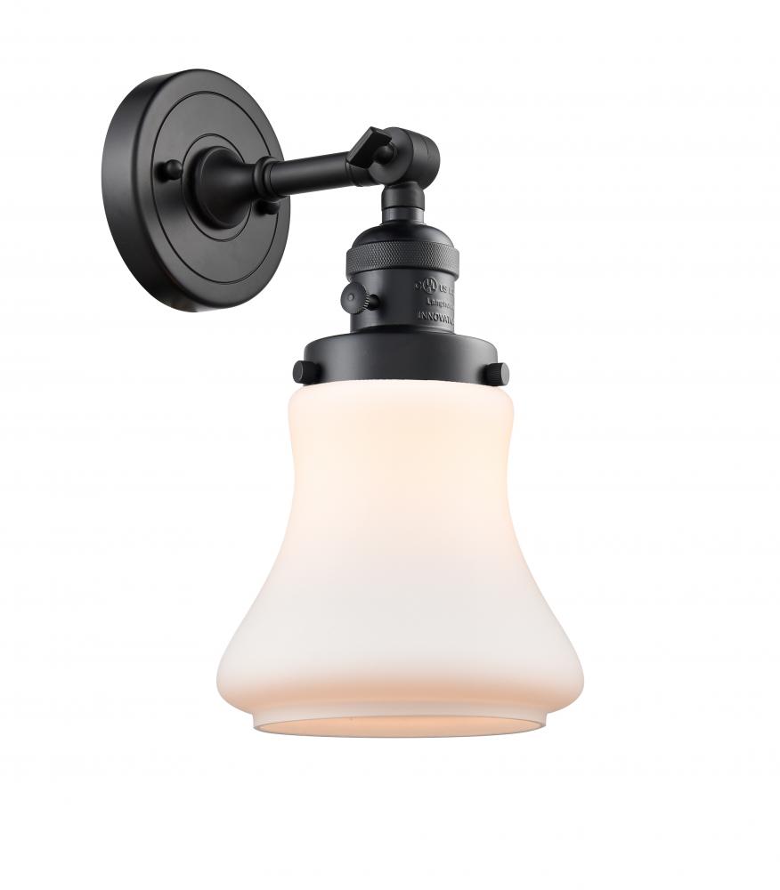 Bellmont - 1 Light - 7 inch - Matte Black - Sconce