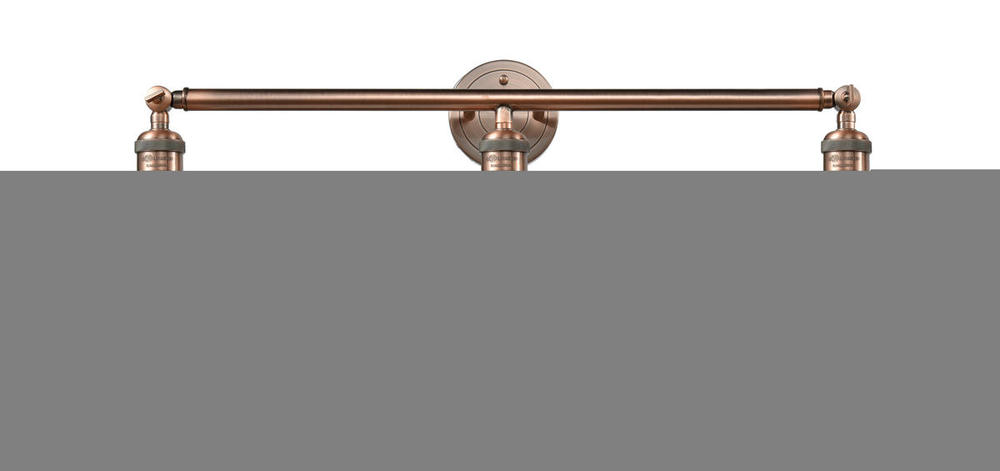 Beacon - 3 Light - 30 inch - Antique Copper - Bath Vanity Light