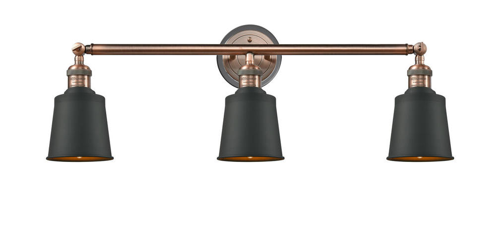 Addison - 3 Light - 32 inch - Antique Copper - Bath Vanity Light