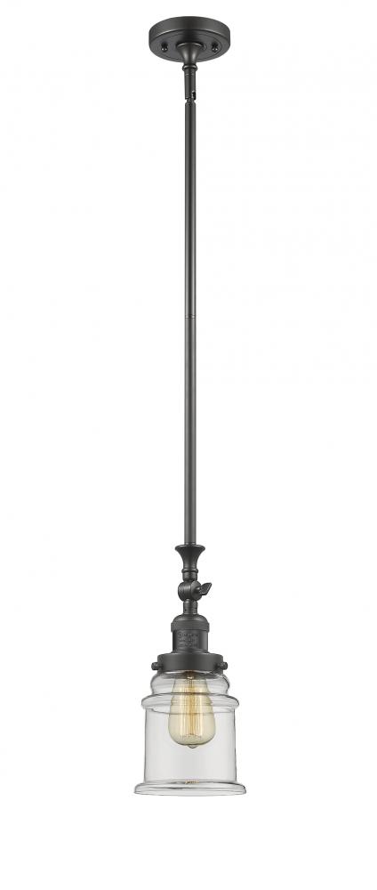 Canton - 1 Light - 6 inch - Oil Rubbed Bronze - Stem Hung - Mini Pendant