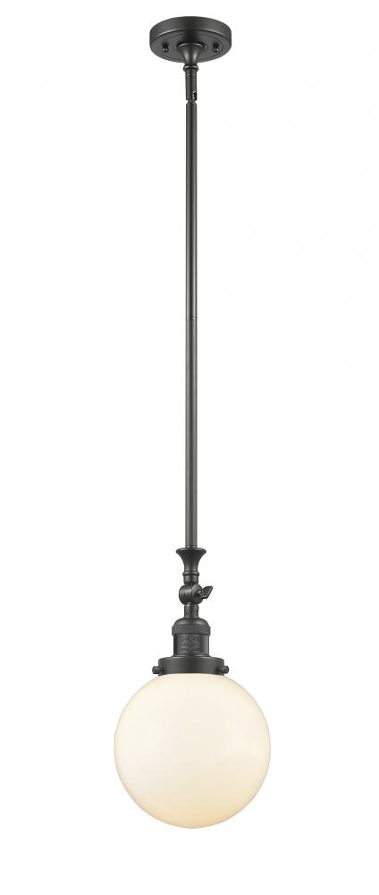 Beacon - 1 Light - 8 inch - Oil Rubbed Bronze - Stem Hung - Mini Pendant