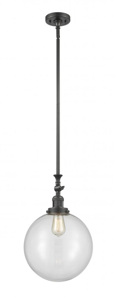 Beacon - 1 Light - 12 inch - Oil Rubbed Bronze - Stem Hung - Mini Pendant