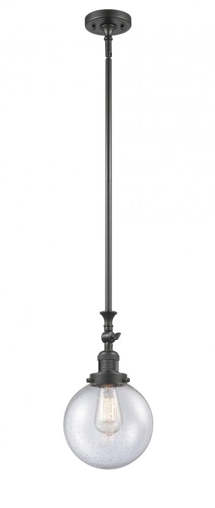 Beacon - 1 Light - 8 inch - Oil Rubbed Bronze - Stem Hung - Mini Pendant
