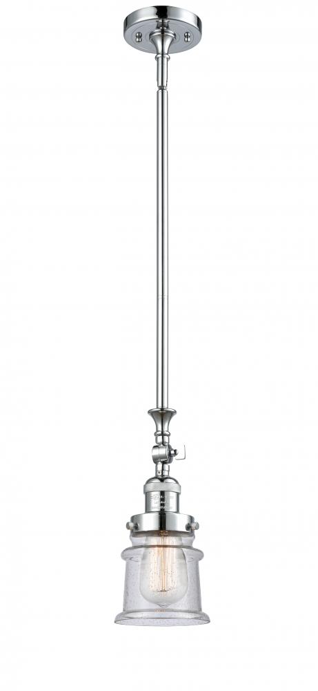 Canton - 1 Light - 5 inch - Polished Chrome - Stem Hung - Mini Pendant