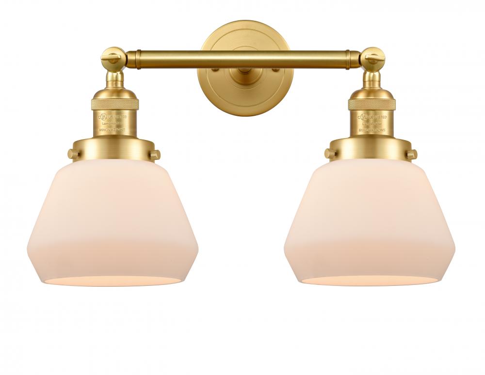 Fulton - 2 Light - 17 inch - Satin Gold - Bath Vanity Light