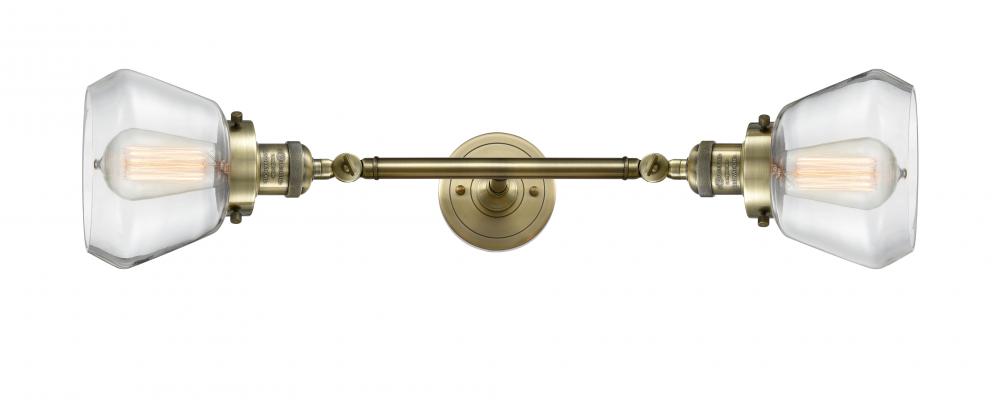 Fulton - 2 Light - 7 inch - Antique Brass - Bath Vanity Light