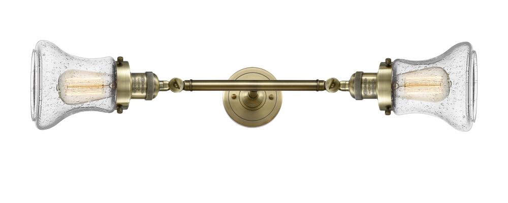 Bellmont - 2 Light - 6 inch - Antique Brass - Bath Vanity Light