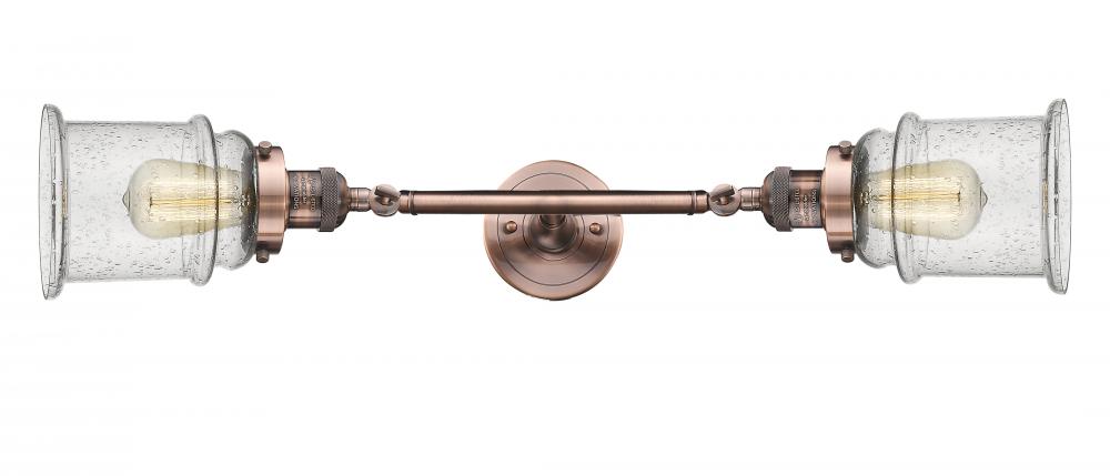 Canton - 2 Light - 6 inch - Antique Copper - Bath Vanity Light