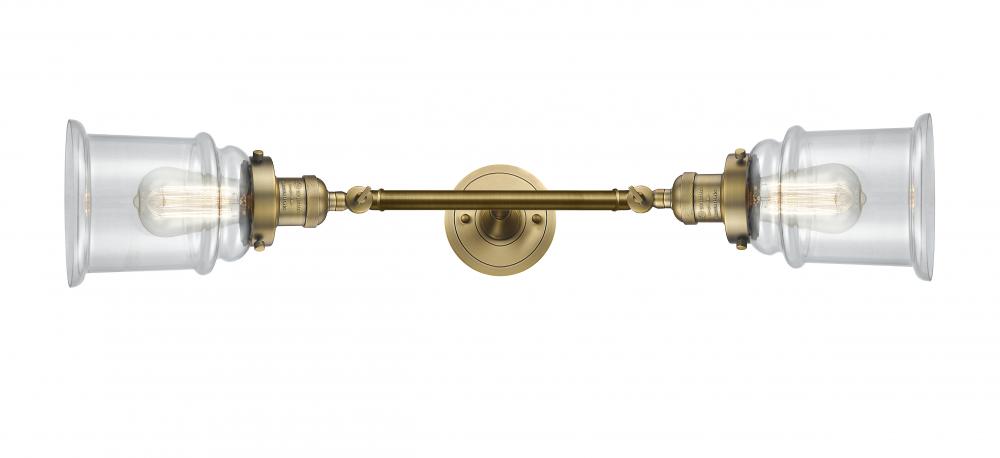 Canton - 2 Light - 6 inch - Brushed Brass - Bath Vanity Light