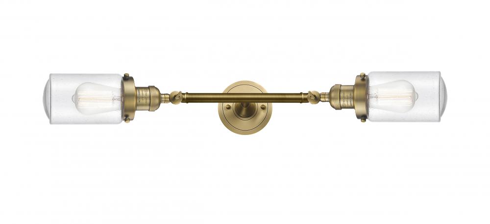 Dover - 2 Light - 5 inch - Brushed Brass - Bath Vanity Light