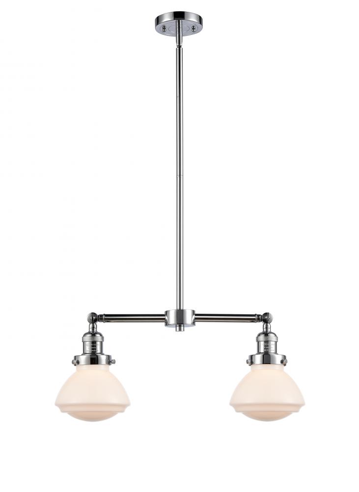 Olean - 2 Light - 22 inch - Polished Chrome - Stem Hung - Island Light