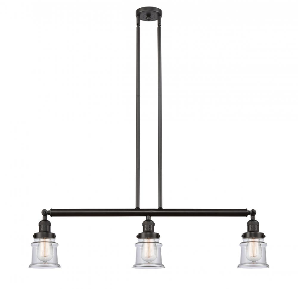 Canton - 3 Light - 39 inch - Oil Rubbed Bronze - Stem Hung - Island Light