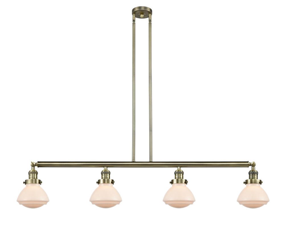 Olean - 4 Light - 51 inch - Satin Gold - Stem Hung - Island Light