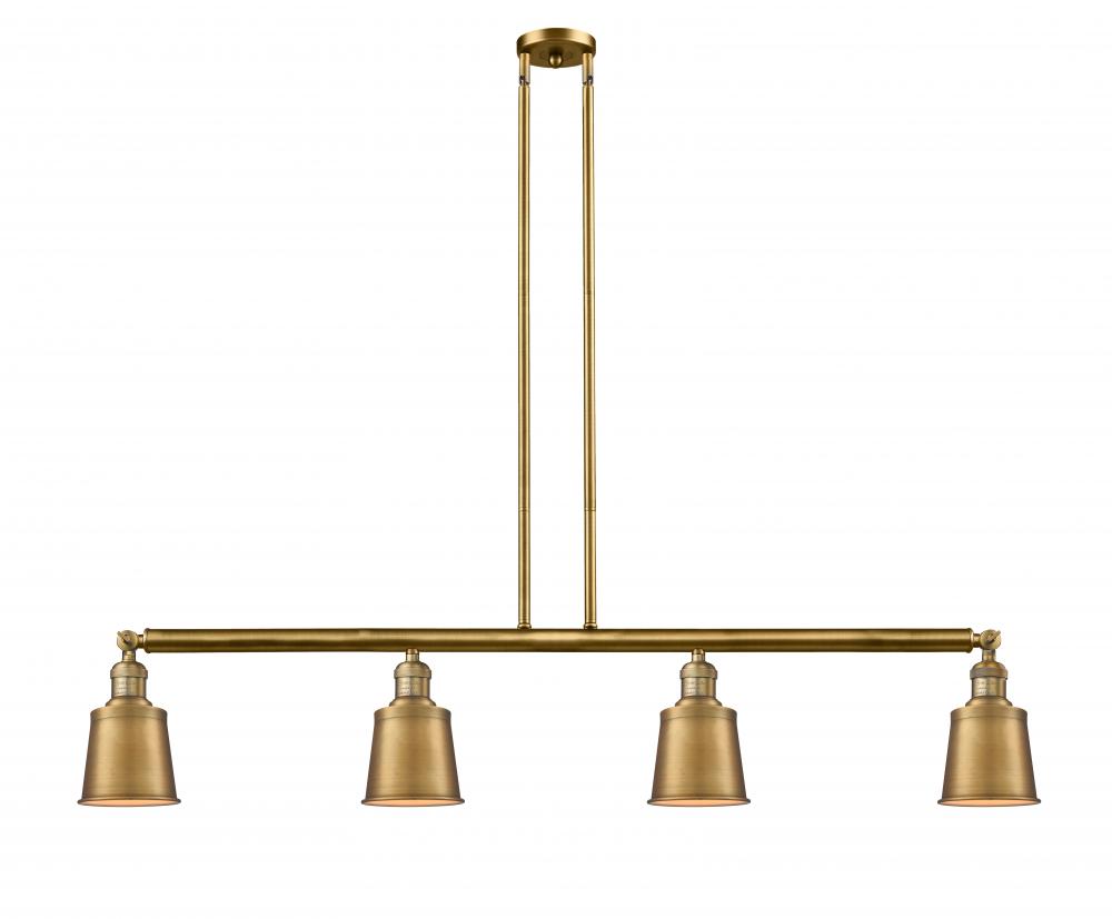 Addison - 4 Light - 50 inch - Brushed Brass - Stem Hung - Island Light