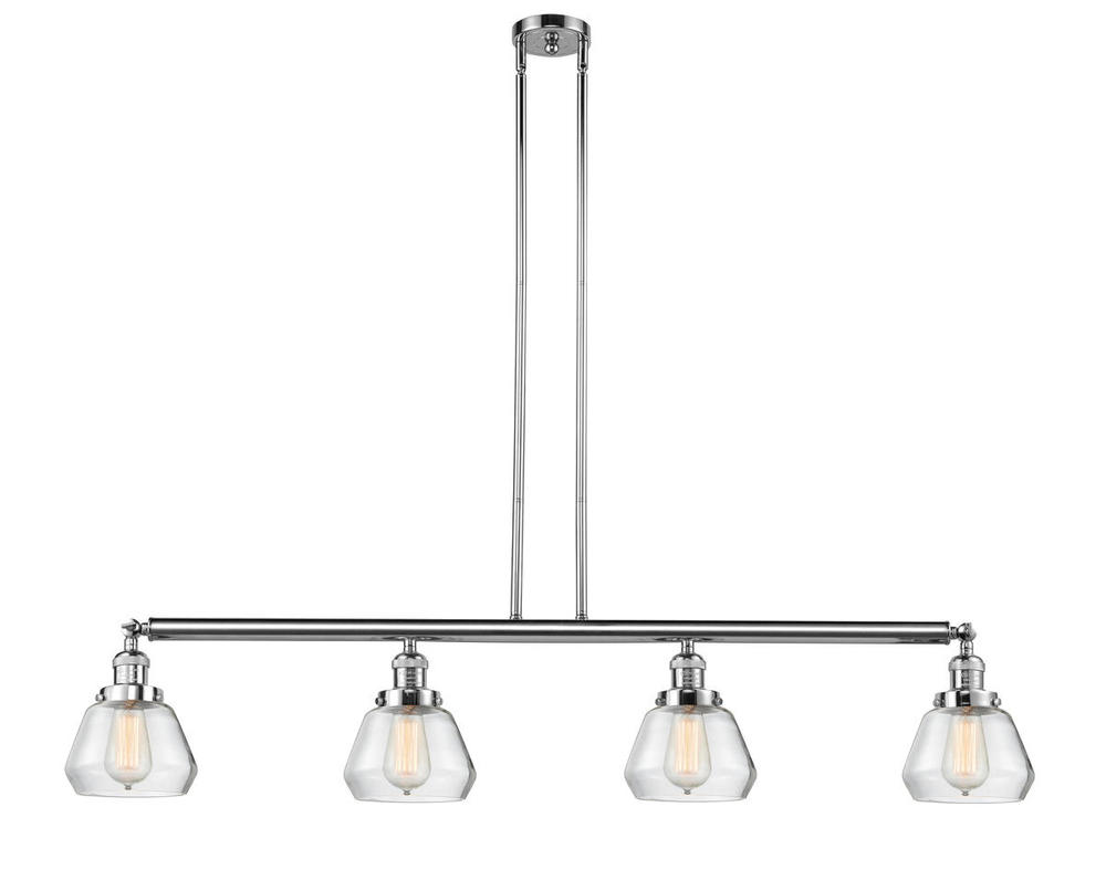 Fulton - 4 Light - 51 inch - Polished Chrome - Stem Hung - Island Light