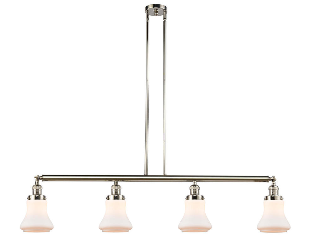 Bellmont - 4 Light - 51 inch - Polished Nickel - Stem Hung - Island Light