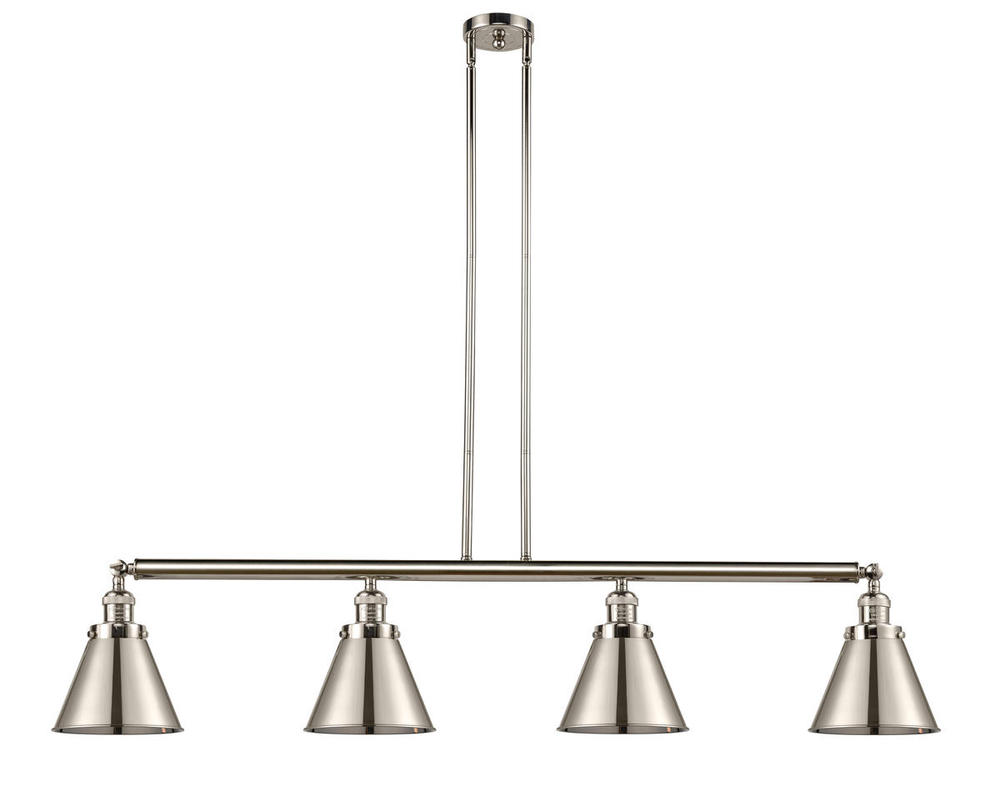 Appalachian - 4 Light - 52 inch - Polished Nickel - Stem Hung - Island Light