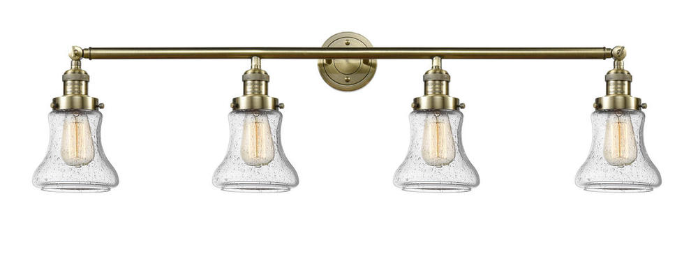 Bellmont - 4 Light - 42 inch - Antique Brass - Bath Vanity Light