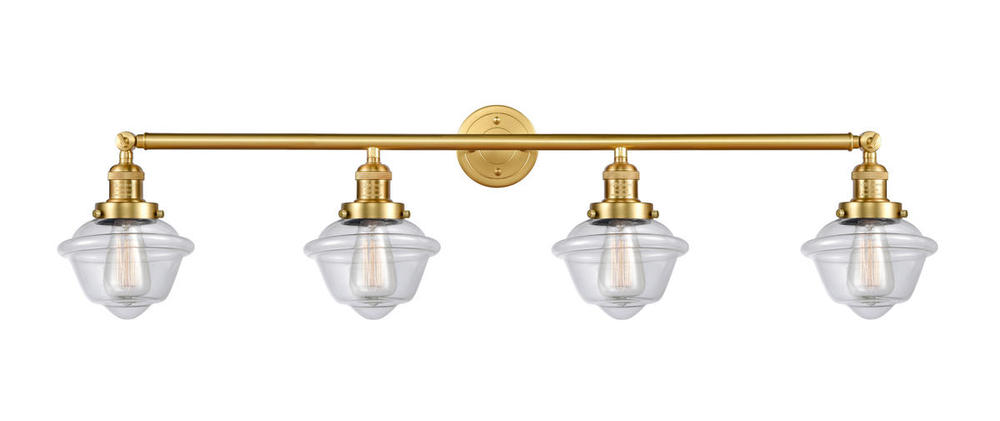 Oxford - 4 Light - 46 inch - Satin Gold - Bath Vanity Light