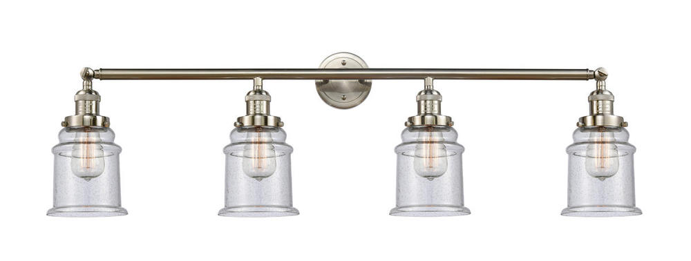 Canton - 4 Light - 42 inch - Brushed Satin Nickel - Bath Vanity Light