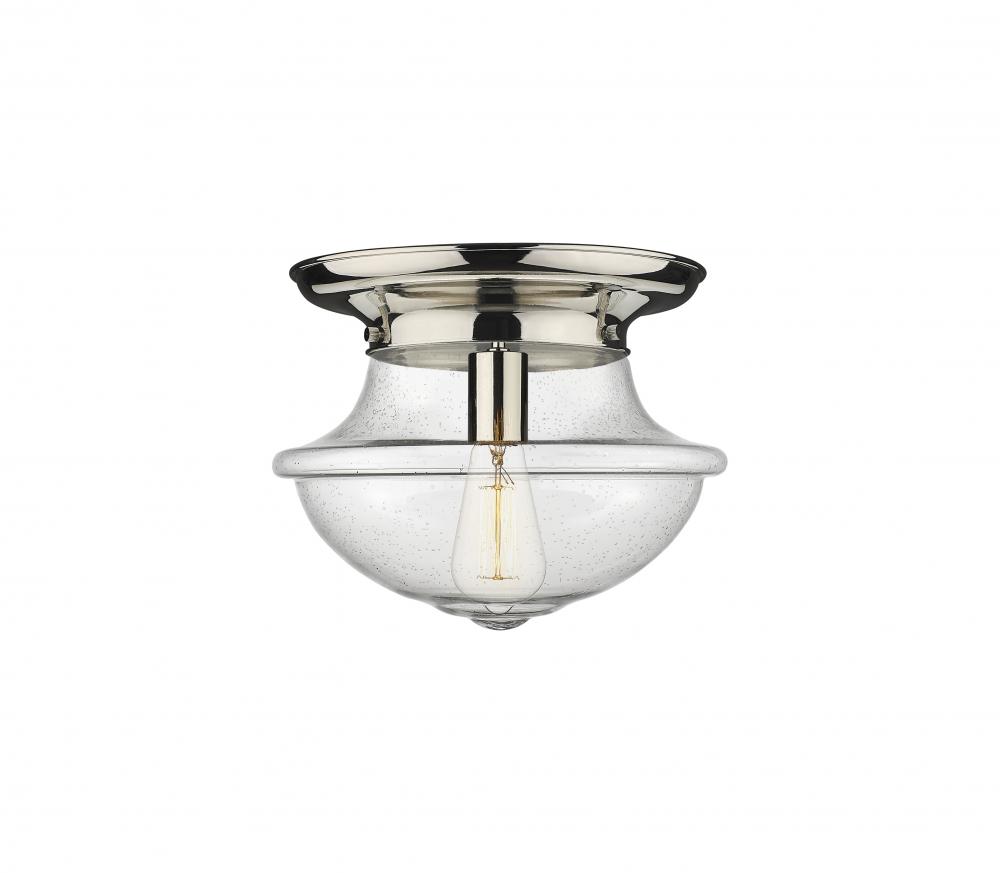 Oxford - 1 Light - 14 inch - Polished Nickel - Flush Mount