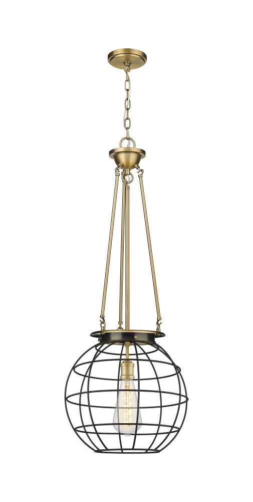 Beacon - 1 Light - 16 inch - Brushed Brass - Chain Hung - Pendant