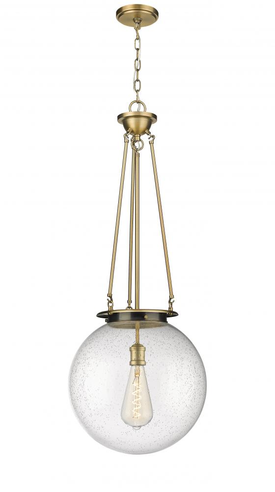 Beacon - 1 Light - 16 inch - Brushed Brass - Chain Hung - Pendant
