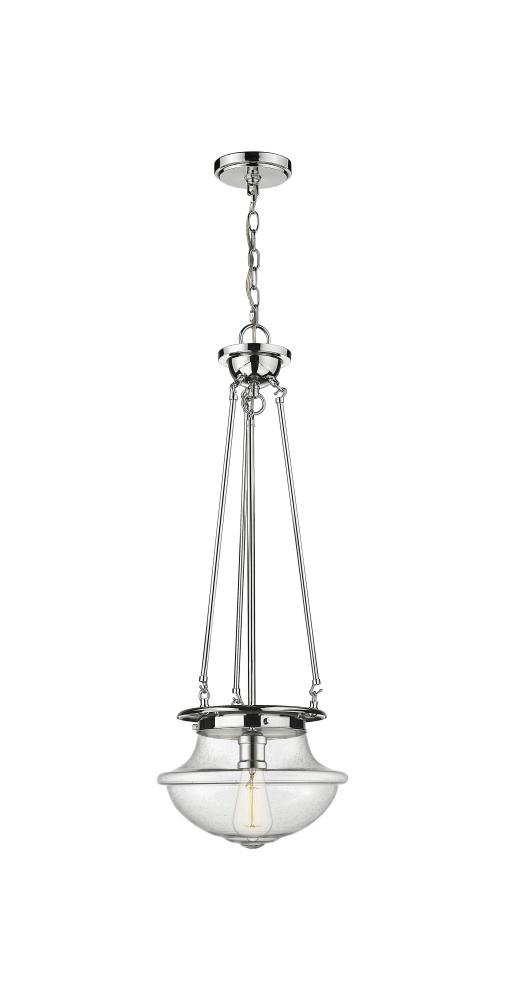 Oxford - 1 Light - 12 inch - Polished Chrome - Pendant