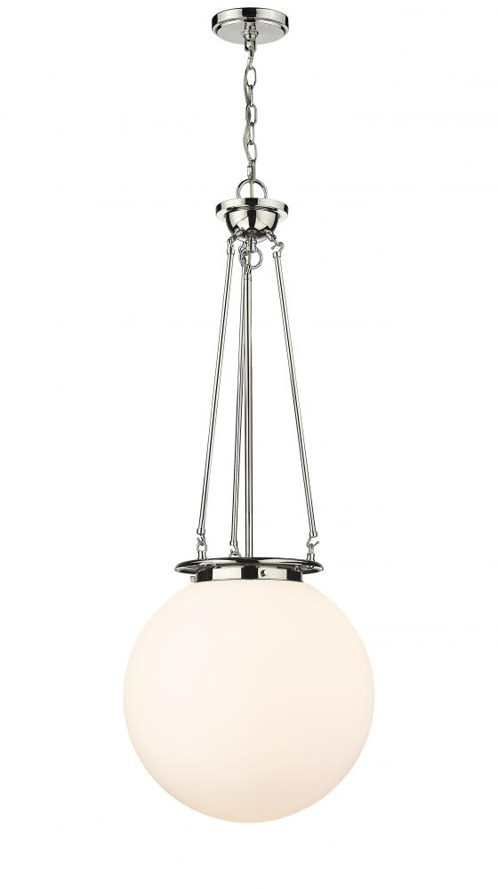 Beacon - 1 Light - 16 inch - Polished Nickel - Chain Hung - Pendant
