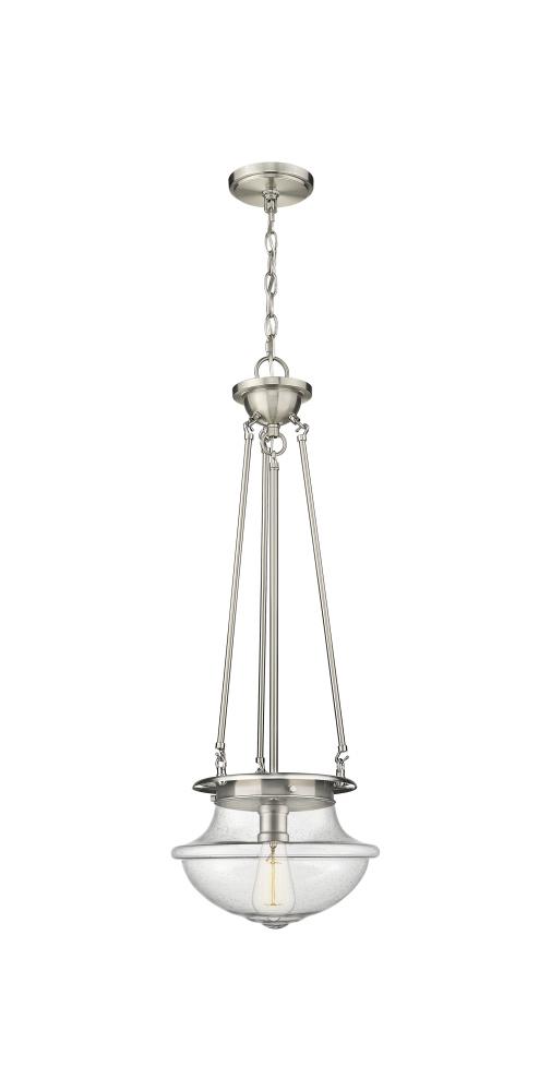 Oxford - 1 Light - 12 inch - Satin Nickel - Pendant