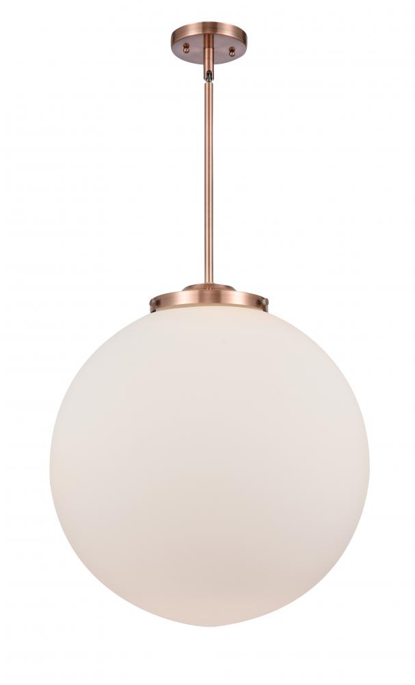 Beacon - 1 Light - 18 inch - Antique Copper - Cord hung - Pendant