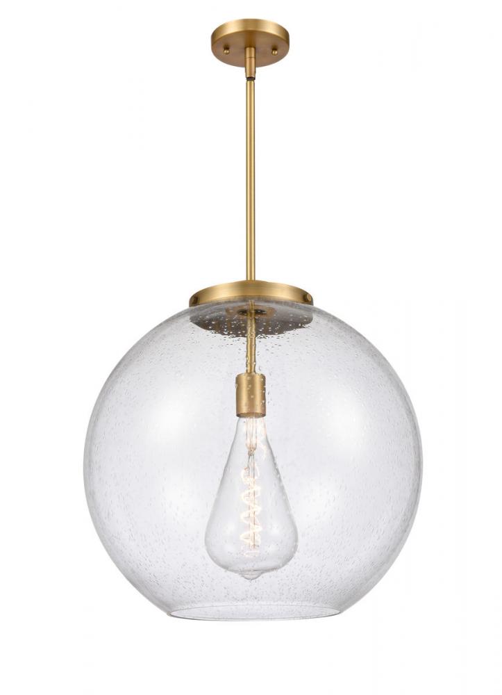 Athens - 1 Light - 18 inch - Brushed Brass - Cord hung - Pendant