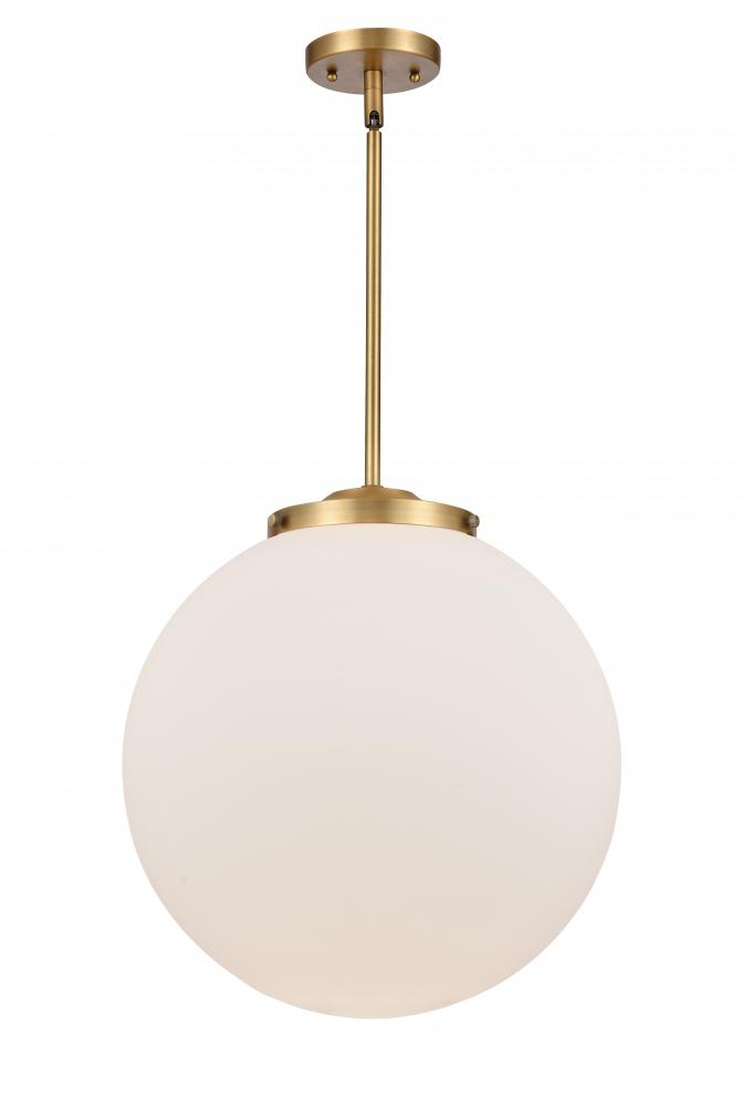 Beacon - 1 Light - 16 inch - Brushed Brass - Cord hung - Pendant
