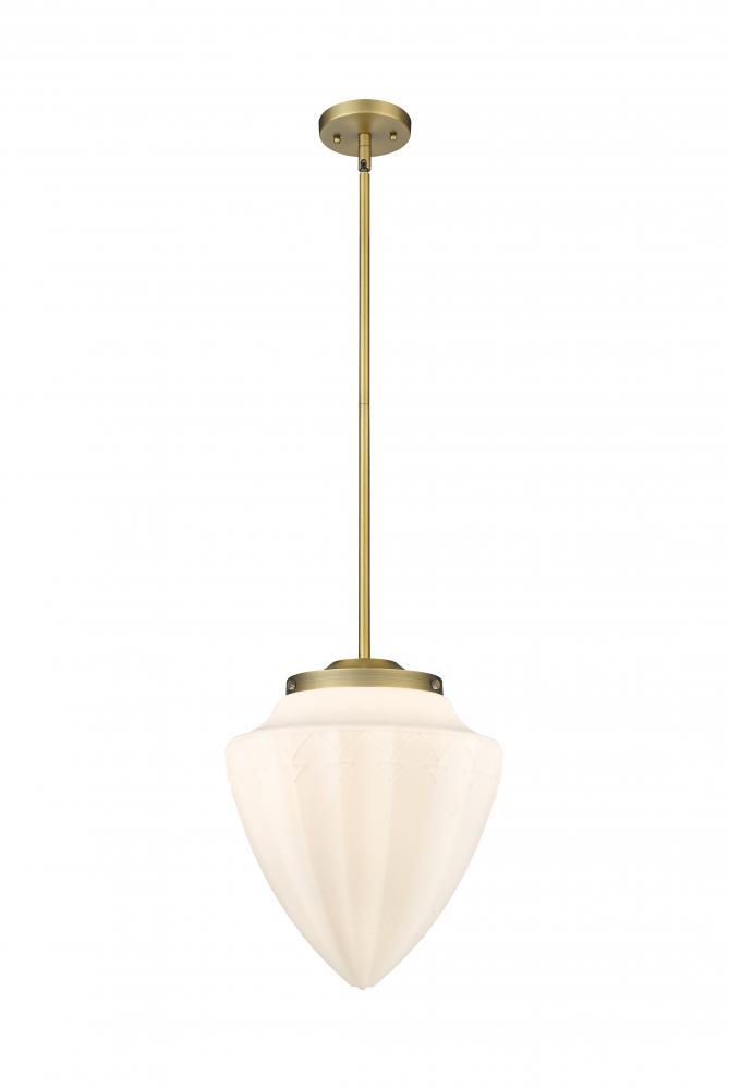 Beacon - 1 Light - 16 inch - Brushed Brass - Cord hung - Pendant