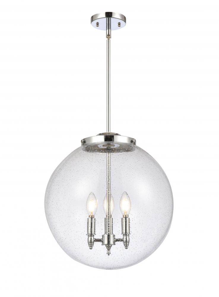 Beacon - 3 Light - 16 inch - Polished Chrome - Cord hung - Pendant