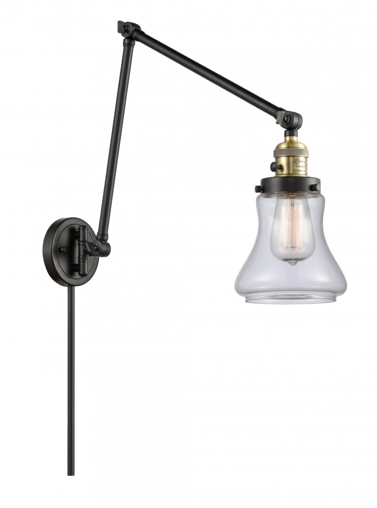 Bellmont - 1 Light - 8 inch - Black Antique Brass - Swing Arm