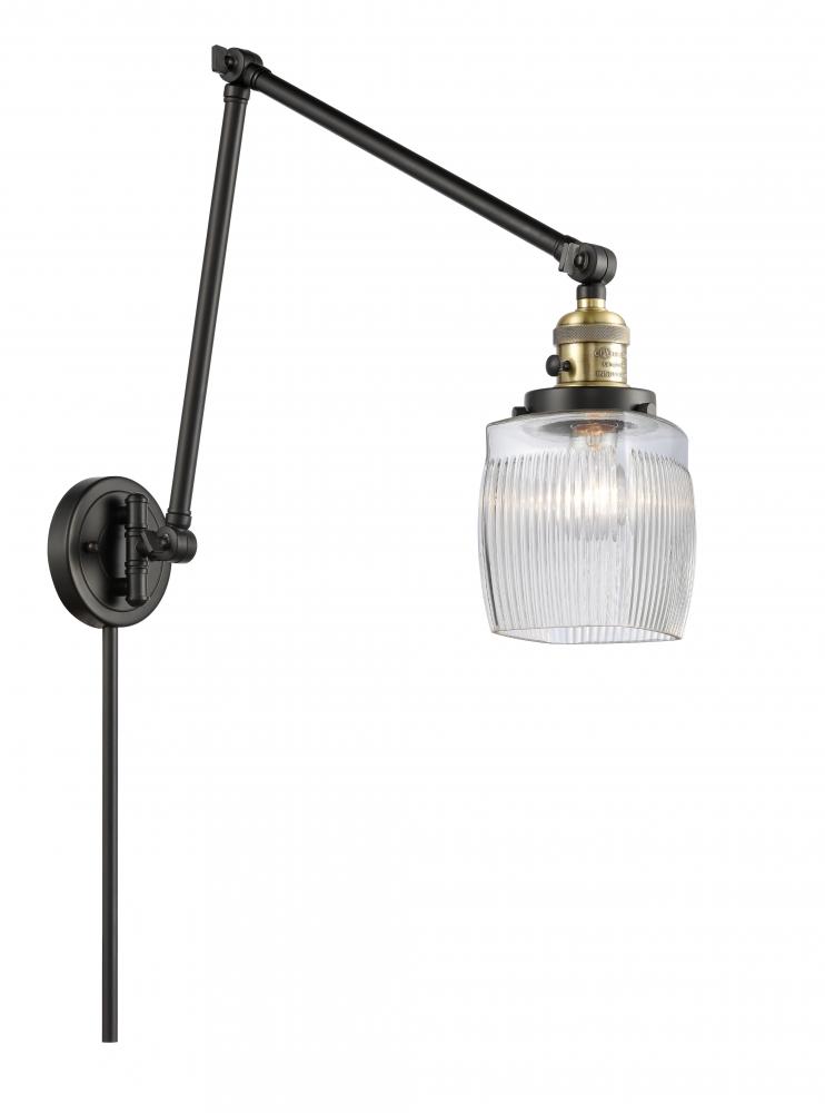 Colton - 1 Light - 8 inch - Black Antique Brass - Swing Arm