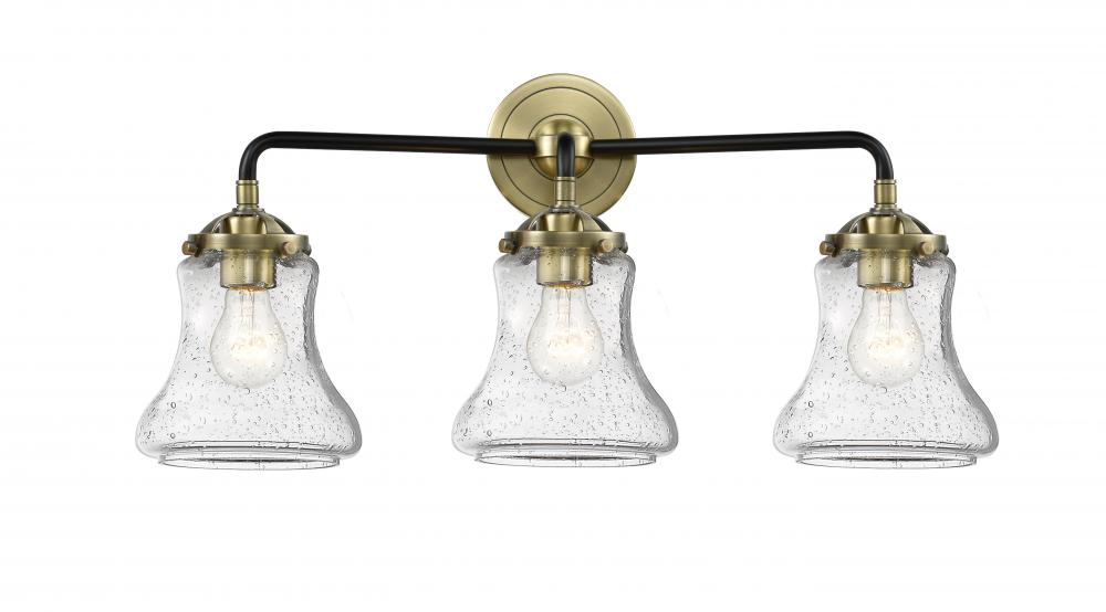 Bellmont - 3 Light - 24 inch - Black Antique Brass - Bath Vanity Light