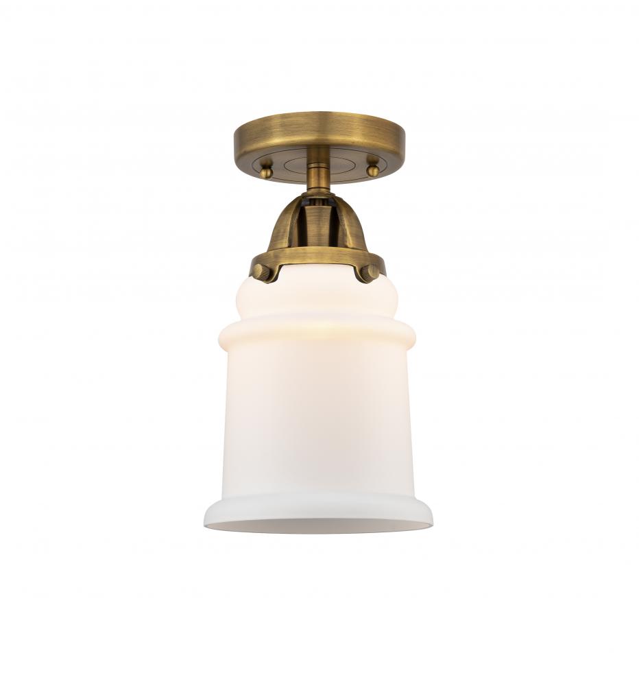 Canton - 1 Light - 6 inch - Brushed Brass - Semi-Flush Mount