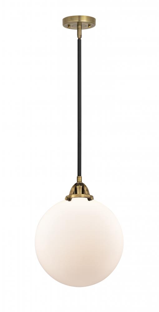 Beacon - 1 Light - 12 inch - Black Antique Brass - Cord hung - Mini Pendant