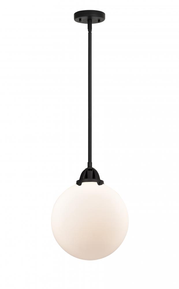 Beacon - 1 Light - 10 inch - Matte Black - Cord hung - Mini Pendant